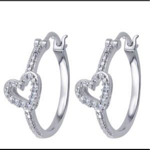 Sterling Silver 0.10 CTW Diamond Earrings
